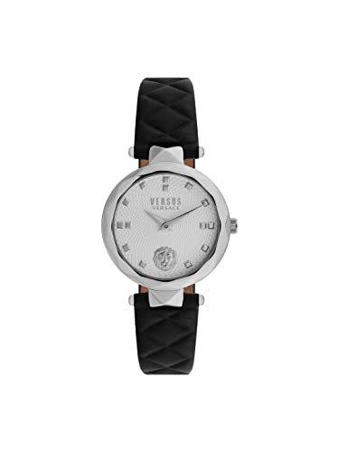 Versace Women Analogue Quartz Watch with Leather Strap VSPHK0120