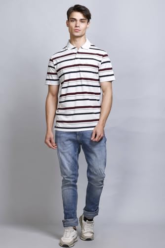 Image of GODFREY Half Polo T Shirt for Men with Pocket