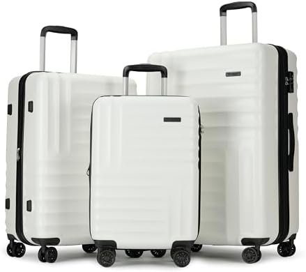 GinzaTravell PC+ABS suitcase Spinner Wheels