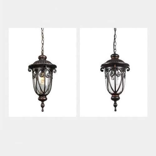 Éclairage extérieur de luxe noir traditionnel suspendu IP54 QTHWB - 3