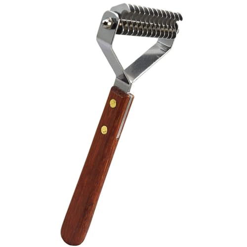 Coat King Harke für Haustiere, 14 Klingen, professioneller Haustier-Entfilzungskamm, Fellpflege, Abisolierwerkzeug für Hunde und Katzen, 6,2 cm, 1 Stück