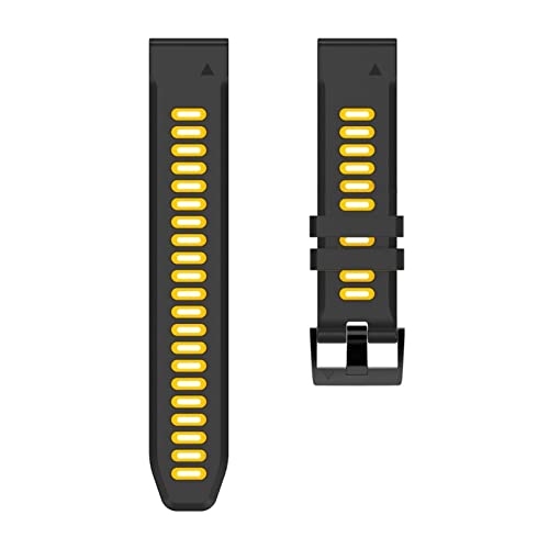 Bracelet Fenix 7 silicone anti-irritation 22mm montre Garmin agate