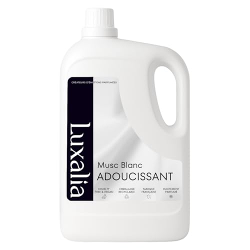 Adoucissant Musc Blanc formule linge rêche et repassage difficile