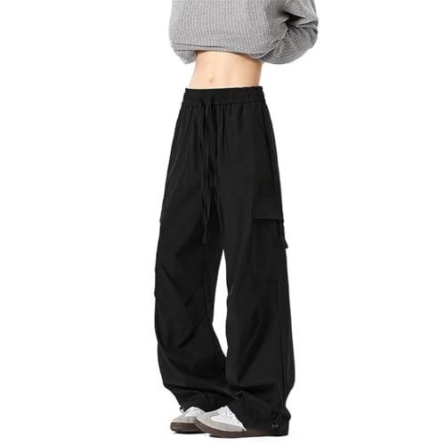 Men's Pants Summer American Techwear Workwear Wide-Leg Couple's Casual Trouser for Men3