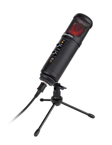 Micrófono USB para videojuegos que elimina el eco en grabaciones de vlogger Warrior GV-100 2