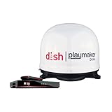 Winegard PL8000R Dish Playmaker - Dual Automatic Satellite Antenna with Wally HD Receiver for PL-70LR- Dual TV Support - Portable - RV, Camping, Tailgating, Outdoor, TV Connectivity - Rugged Outdoor