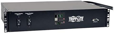 Tripp Lite Metered PDU with ATS, 30A, 19 Outlets (16 C13, 2 C19 & 1 L6-30R), 208V, 2 L6-30P, 2U Rack-Mount Power, TAA (PDUMH30HVAT)