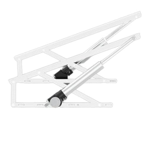 Kit de elevación de almacenamiento resistente – 2 elevadores eléctricos para cama y sofá para ahorrar espacio, color blanco, 110 cm – Maximiza el espacio de almacenamiento con diseño