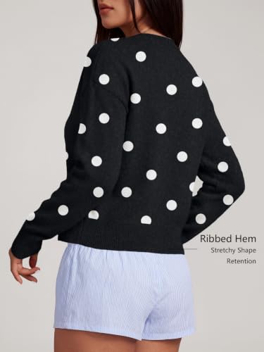 Image of Trendy Queen Cropped Cardigan Sweaters for Women Fall Fashion Clothes 2026 | Lightweight Knit Button-Down, Y2K Open-Front Layering Piece for Fall, Spring & Office Wear