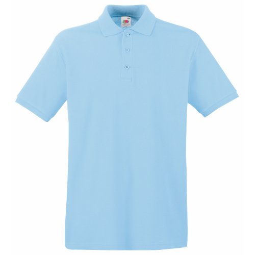 Fruit of the Loom Kinder Polo Shirt, Kurzarm 152,Blau - Deep Navy