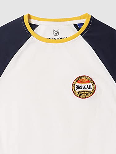 Image of JACK & JONES Boy's Solid Regular Fit T-Shirt