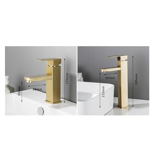 Robinet de lavabo de salle de bain moderne à trou unique durable - 8