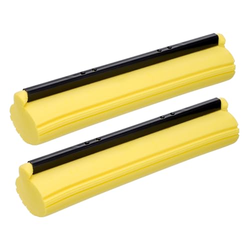Gogogmee 2pcs PVA Sponge Cotton Mop Replacement for Efficient Home and Garden Cleaning Non-Scratch Design for Tile and Car Easy to Install