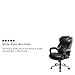 Flash Furniture Hercules Series High-Back Swivel LeatherSoft Office Chair, Ergonomic Executive Chair with Headrest and Adjustable Height, Black