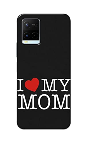 Image of PRINTFIDAA I Love My Mom Hard Back Cover for Vivo Y21 (2021) / Y33S Back Cover -(P6) KAT1006