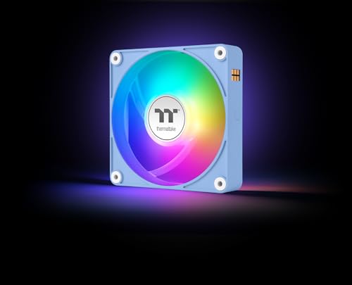 Thermaltake CL F196 PL12BU A système de refroidissement d'ordinateur Boitier PC Ventilateur 12 cm 3 pièce Neuf - vue 8