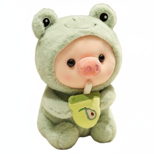 Peluche Piglet en grenouille : doudou doux de 25cm pour enfant