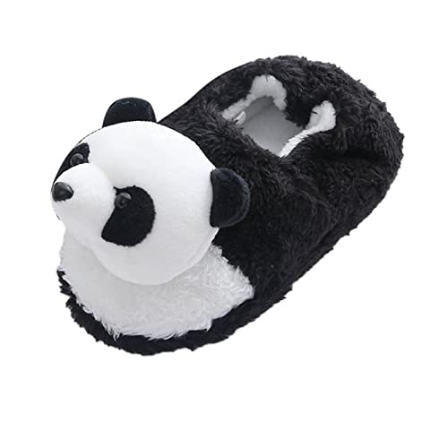 Slippers for Toddler Boys Childrens Girl Cotton Slippers Cute Stereoscopic Panda Warm Indoor Non Slip Cotton Slippers