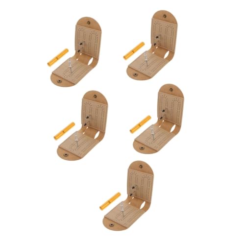 Happyyami 3sets Portable Score Board Playing Card Scoring Board for Family Games for All Ages Convenient Travel Game Pouch Included