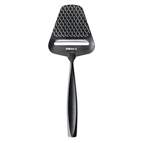 BOSKA Cheese Slicer Monaco+ Dark Edition, Cheese Slicer for Block Cheese, Premium Slicer, Multifunctional, Vegetable Slicer
