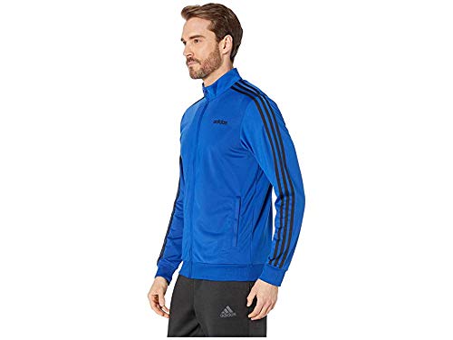 Adidas Essentials 3 Stripes Tricot Track Top, Collegiate Royal/Black, Mt (Du0449) #TOP1