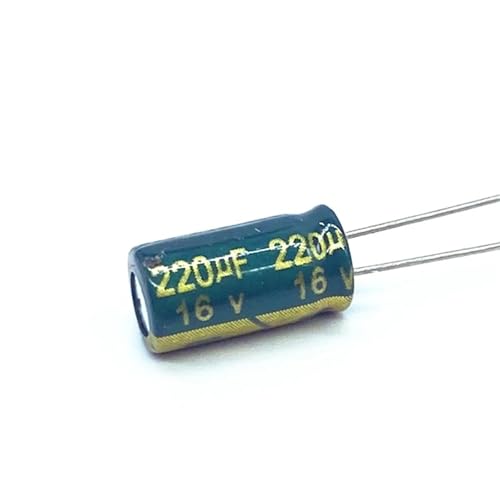 Condensateurs 220uf 16V aluminium 6x7 mm miniatures pour réparation électronique
