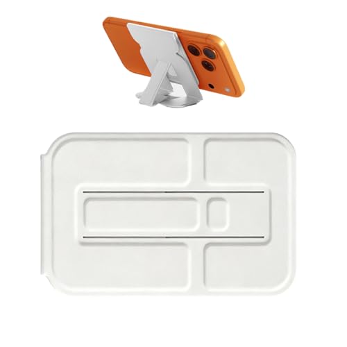 Soporte para teléfono – Soporte magnético para móvil, soporte delgado, soporte estable para teléfono, compañero de entretenimiento, ideal para videollamadas, grabación, televisión, mirador, tablero