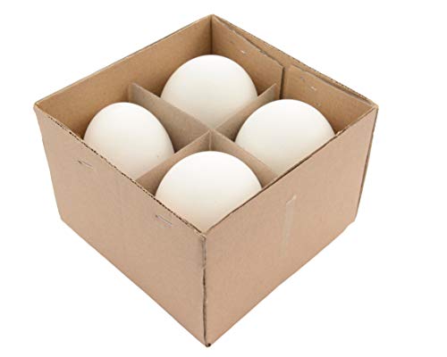 Gänseeier weiß 4 Stück/Box
