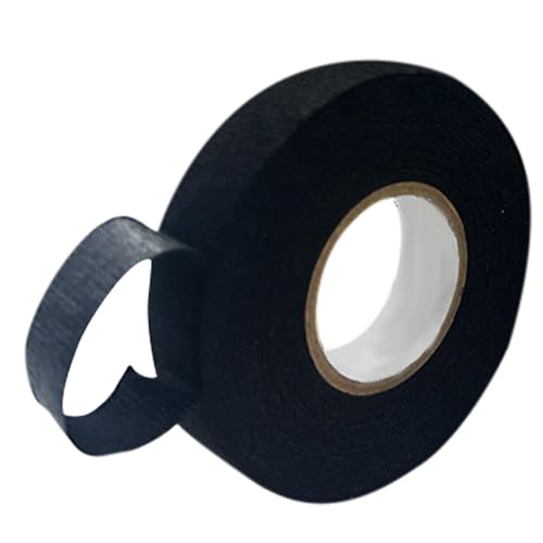 Wire Harness Tape - Self-Adhesive Fabric Heat Resistant Wrap for Automotive Electrical Engine Loom | 49.21ft/Roll Friction Tape
