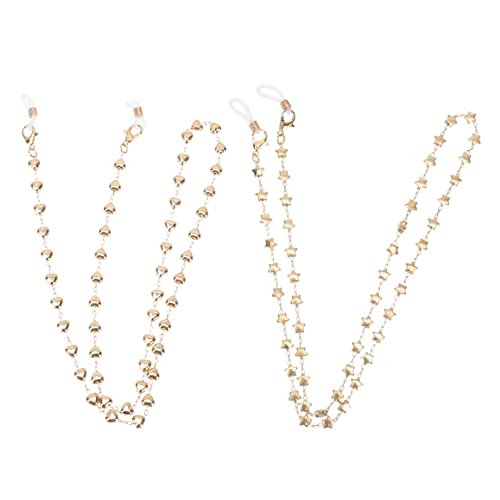 VALICLUD 2 Unidades corrente pendurada cordinha para oculos corrente para oculos forma de estrela oc