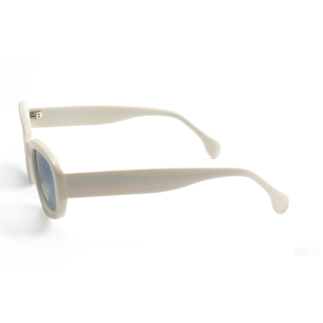 Lunettes de soleil polarisées punk pour hommes et femmes, monture en acétate, protection UV400