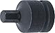BGS 5054-12 | Kraft-Bit-Einsatz | Länge 55 mm | 20 mm (3/4) | Innensechskant 12 mm
