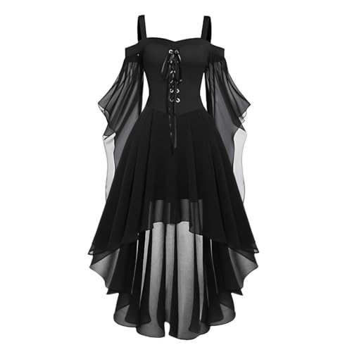 OIOLOYJM Witch Costume Women Sexy Plus Size Renaissance Vampire Gothic Halloween Costumes Woman 2025 Clothes Dresses