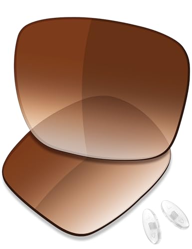 Image of SAUCER Premium Replacement Lenses & Nosepads for Oakley Holbrook Ti OO6048 | UV400 Protection, Anti-Scratch, Precise Fit