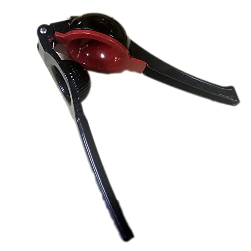 GAILY YOUTH Exprimidor de frutas y limón, extractor de jugo manual lavable, extractor de jugo 2 en 1, respetuoso con el medio ambiente con colador de cesta de semillas para hacer jugo fresco (negro)