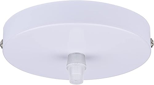 Miniatura 2 de Arturesthome Kit de luz blanca de 5.9 pulgadas para placa de techo rebobinado de un solo agujero con hardware, toldo de techo para iluminación