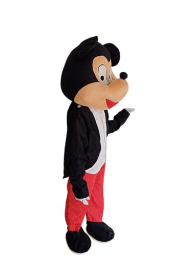 Image of BookMyCostume The Brave Friendly Mouse Cartoon Character Mascot Costume for Events | Adults | Full Size Adults