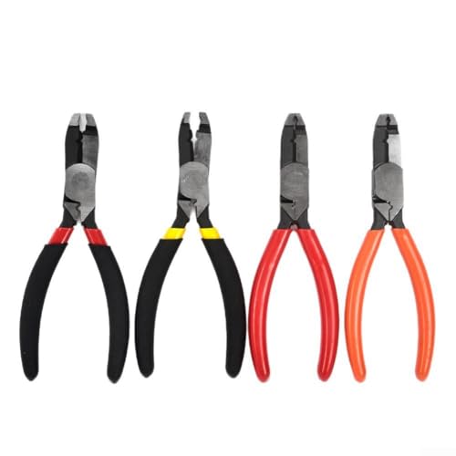 ZAMETTER Pince extracteur de vis robuste pour retirer les vis cassées cassées et rouillées avec poignée ergonomique antidérapante et force de serrage réglable en acier 55# 150 mm (jaune)