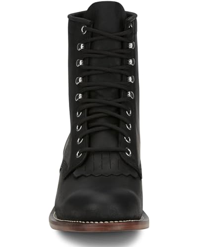 Justin Men's Drennan Lace-Up Boot Round Toe - RP503 11 EE US Black4