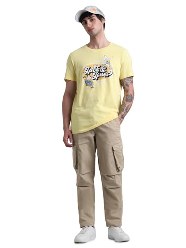 Image of Jack & Jones Men's Mid Rise Regular Pants