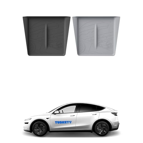 TUSKETY 1PCS Center Console Wireless Charging Pad for Tesla Model Y Juniper Accessories 2025 2026 Anti-static Non-Slip Silicone Mat Wireless Charger Mat for Tesla Model 3 Highland - Starry Sky Edition