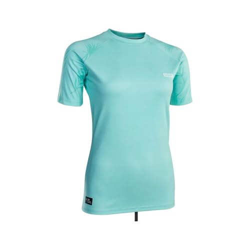 Rashguard ION Short Sleeve WMN camiseta de playa y snorkel en azul multicolor
