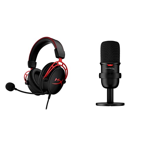 HyperX Cloud Alpha - Gaming Headset, Dual Chamber Drivers, Legend...