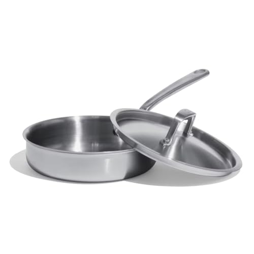 Image of Made In Cookware - 1.75 Quart Stainless Steel Saute Pan - 5 Ply Stainless Clad - Professional Cookware - Induction Compatible - Crafted in Italy