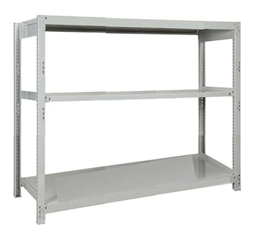 セミボルトレスラック　ニューグレー　890ｘ465ｘ1800 軽量セミボルトレスラック K型(開放型) サングレー セミボルトレス