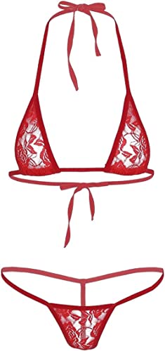 SoSh Women Girl Chrismas Love Bikini Bra with Panty Lingerie Babydoll for Women Girlfriend Wife | Everyday, Special Occasion Ladies Bra and Panty Lingerie Set for Honeymoon... - Image 2