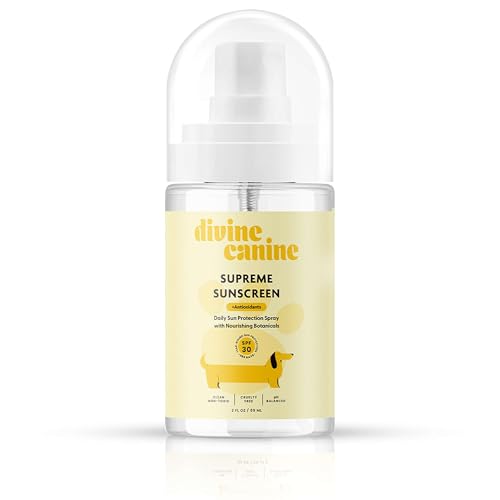 Dog Sunscreen Body Spray 2 oz – SPF 30 Mineral Sun Protection with Natural Ingredients – Broad...