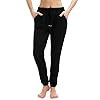 Walifrey Pantalones deportivos para mujer con bolsillos, pantalones deportivos con cordón para mujer, para descansar, trotar, entrenar y ir al gimnasio