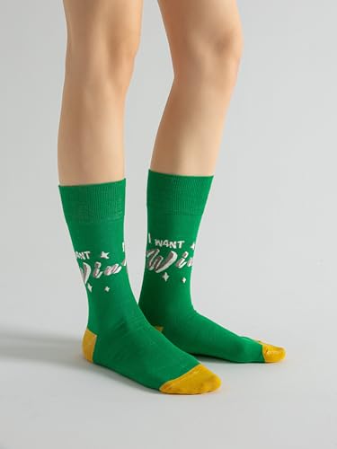 5 Pack Mid-calf Socks Unisex Cool Crew Socks for Men US 7-113