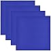 Wisdompro Extra Large 4-Pack Microfiber Cleaning Cloth For Laptop, LCD TV, Computer Screen, Monitor, Tablet, Camera Lens, Glass, Lenses, Phone, iPhone, iPad, other Delicate Surface - Blue (16x16 Inch)